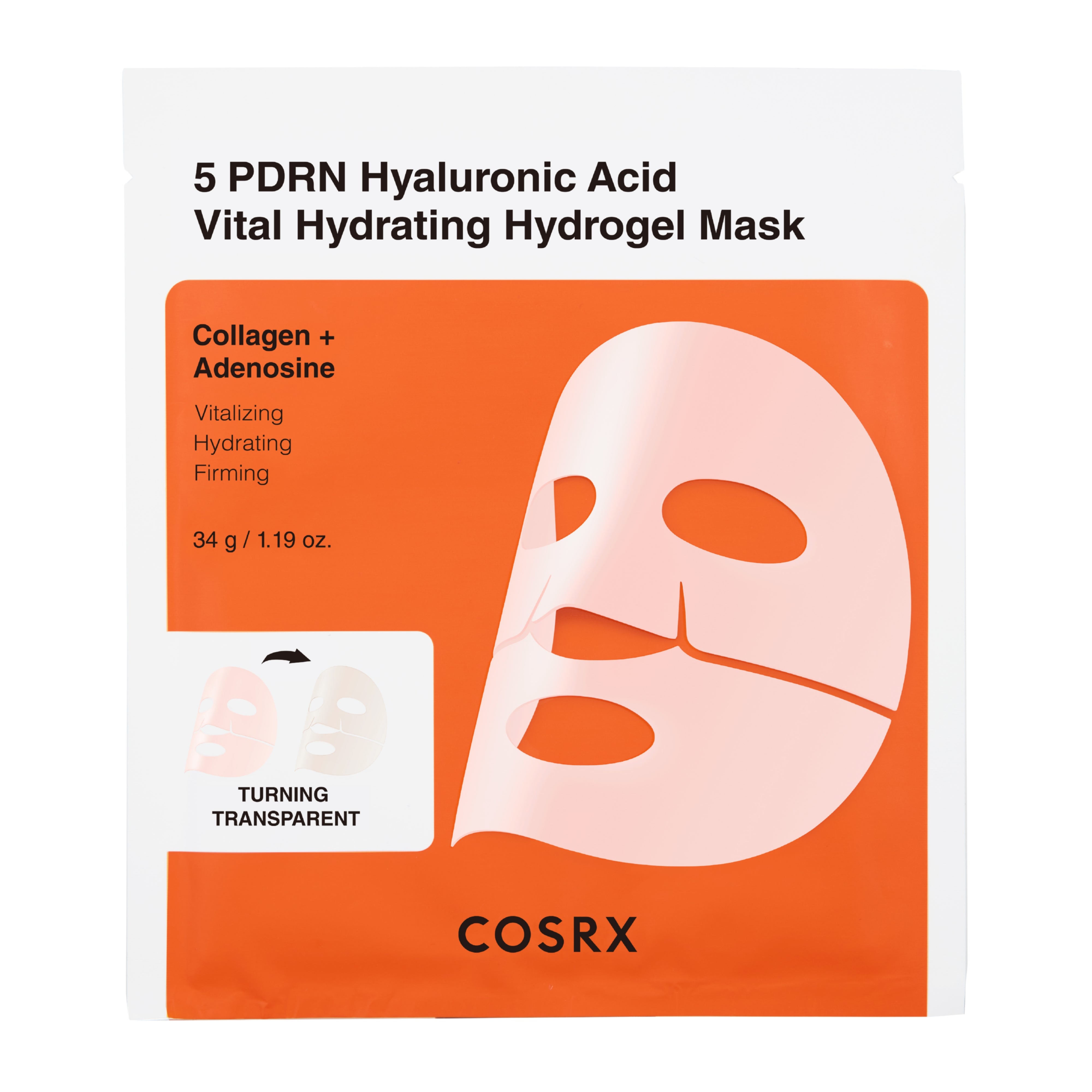 5 PDRN Hyyaluronic Acid Vita Hydrating Hydrogel Mask 1 pcs