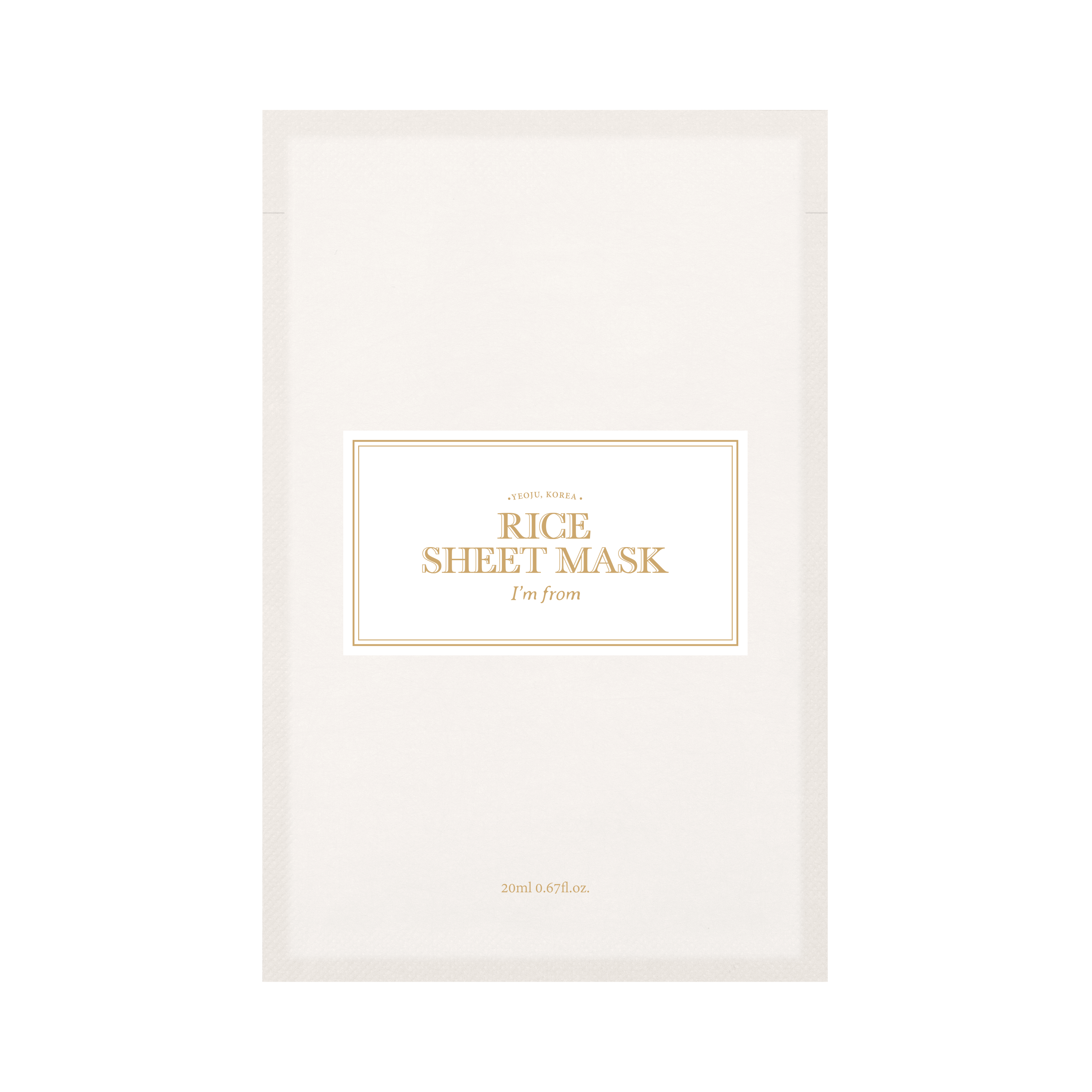 Rice Sheet Mask