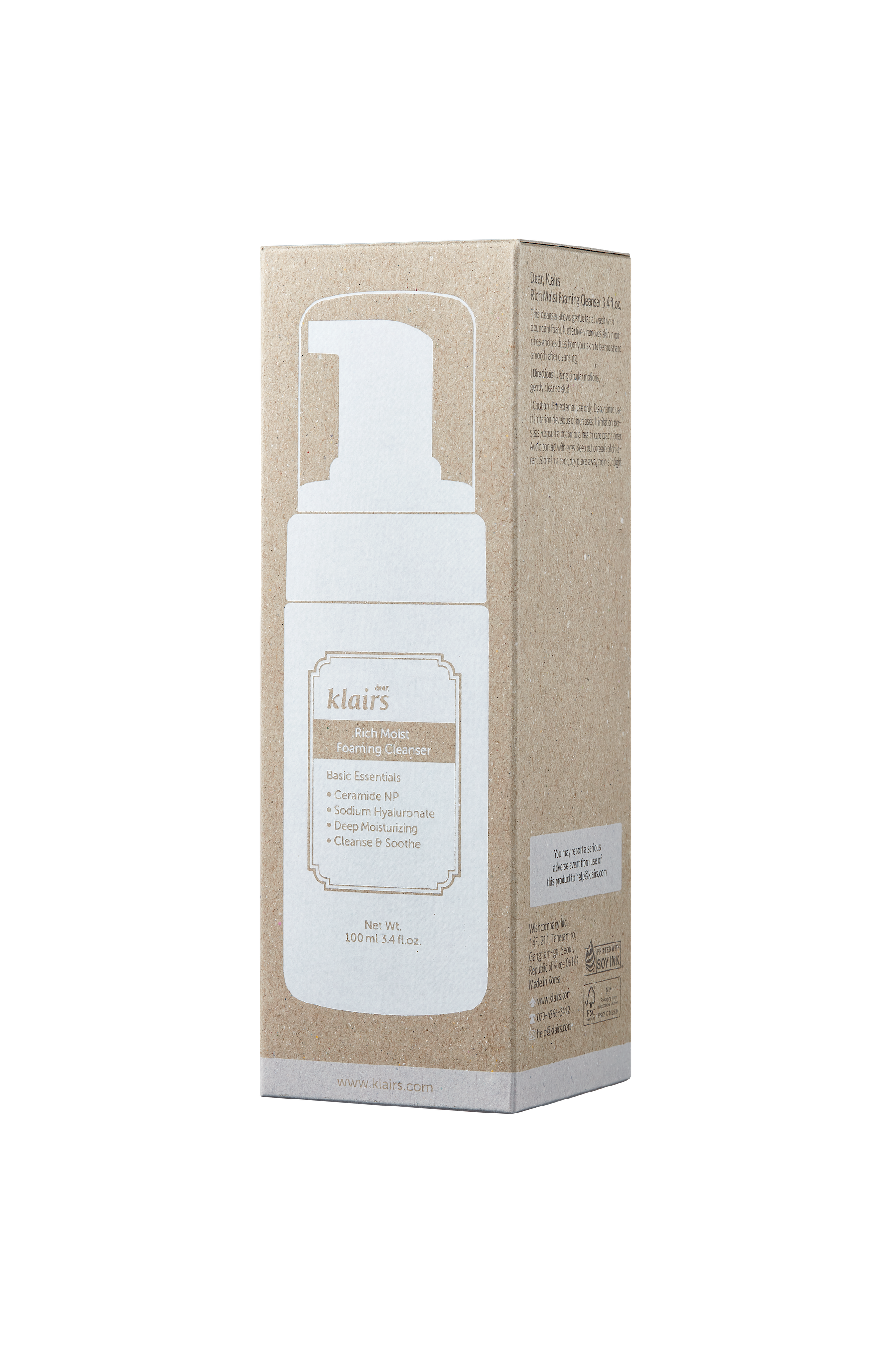 Rich Moist Foaming Cleanser