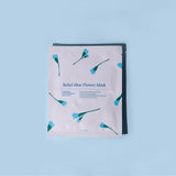 Relief Blue Flower Sheet Mask