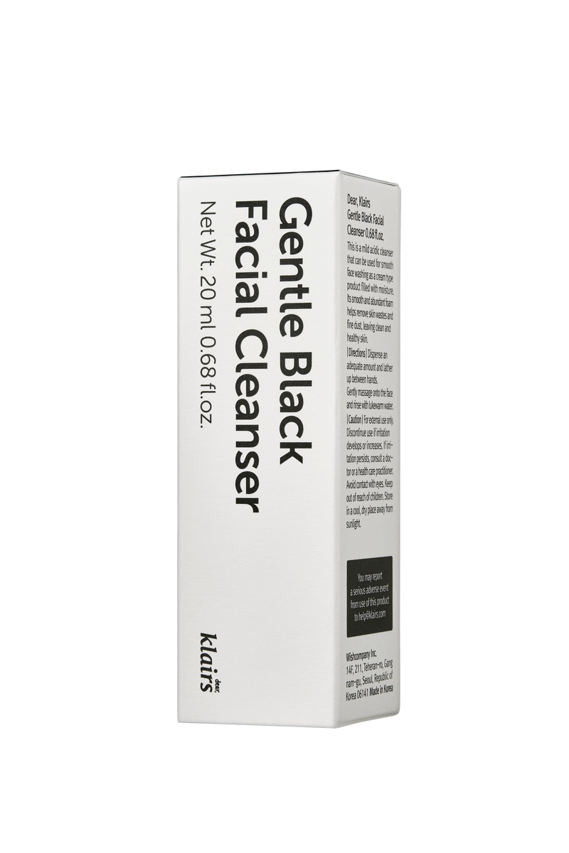 Gentle Black Facial Cleanser