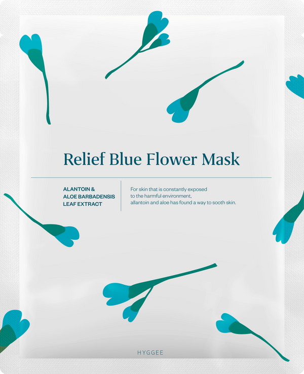 sheet mask relief blue hyggee